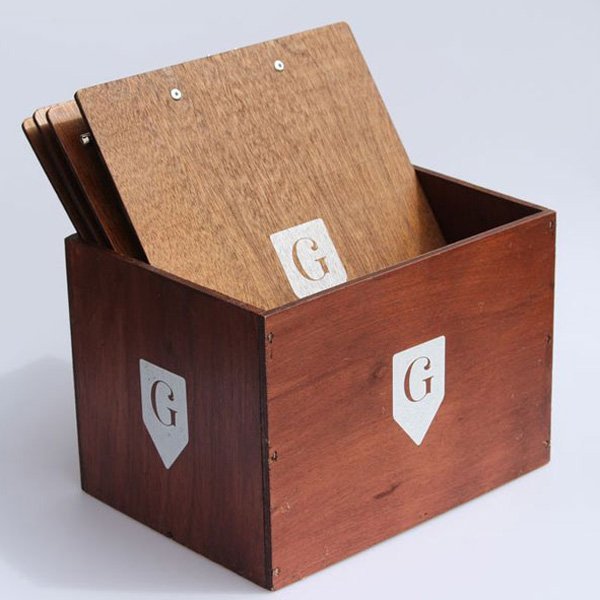 Walnut Timber Storage Box