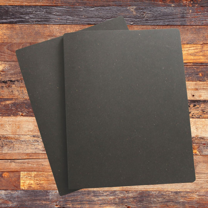 Tuscan all Leather 10 pocket Black Restaurant Menu Cover