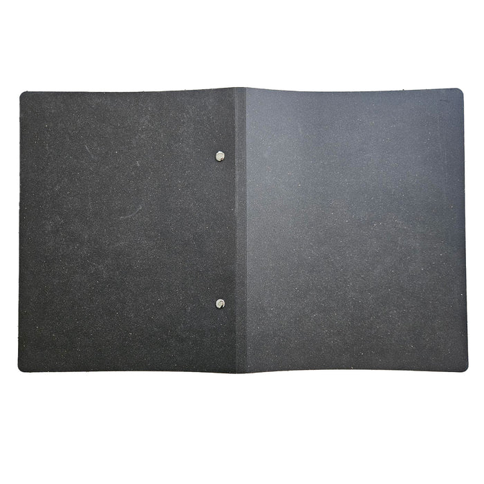 Tuscan all Leather 10 pocket Black Restaurant Menu Cover