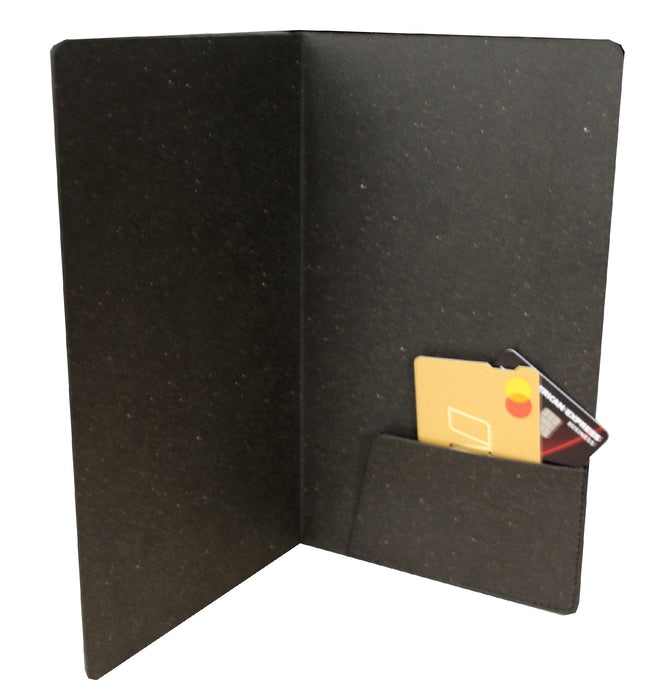 Black Leather Bill folder check folder