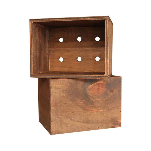 Black or Walnut Timber Storage Box FCM Sales